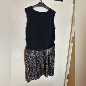 Enfocus plus size black lace dress